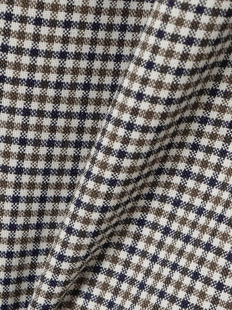 ビームスゴルフ　パープルレーベルウールトロピカルチェックパンツ　48 Mサイズ BEAMS GOLF PURPLE LABEL ウールトロピカル チェックパンツ